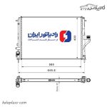 اندازه رادیاتور تندر 90 ایران
